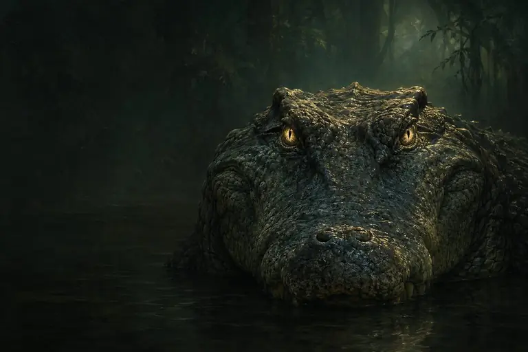 Illustration of a crocodile