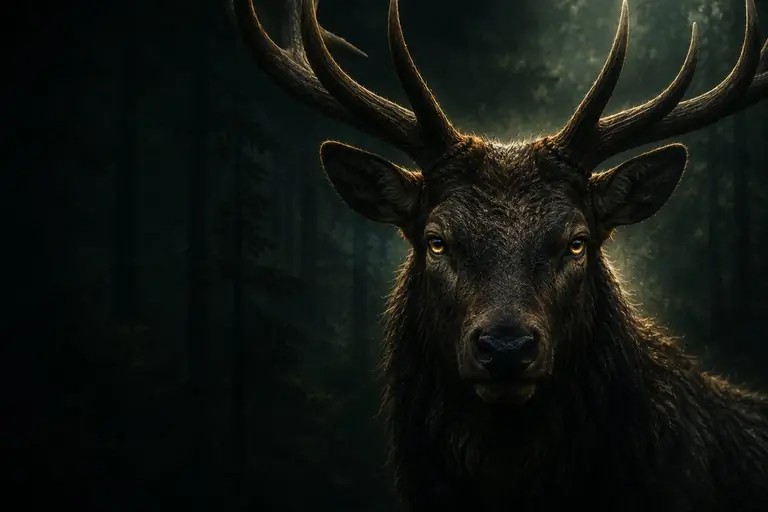 Illustration of a elk