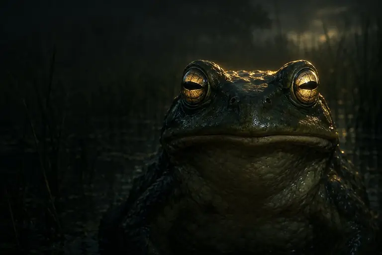 Illustration of a frog