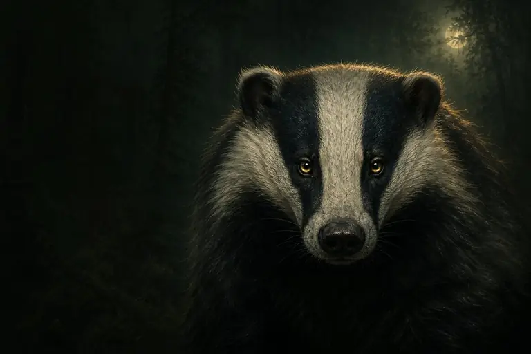 Illustration of a giant badger