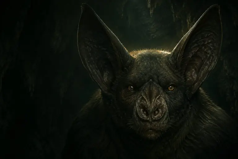 Illustration of a giant bat