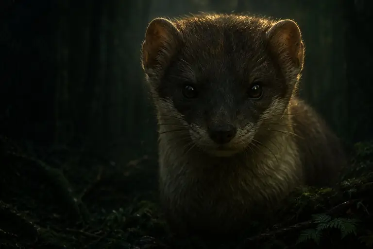 Illustration of a giant weasel