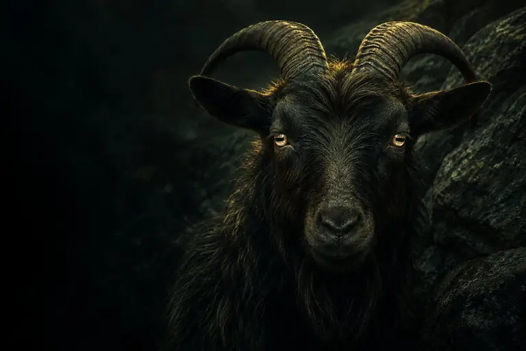 Illustration of a goat