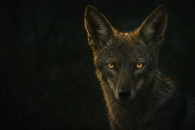 Illustration of a jackal
