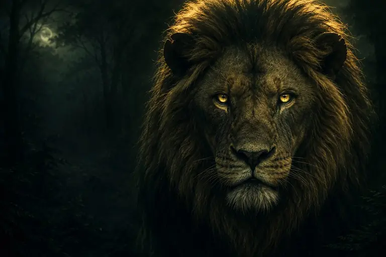 Illustration of a lion