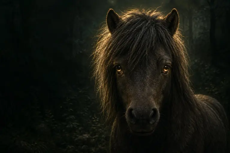 Illustration of a pony