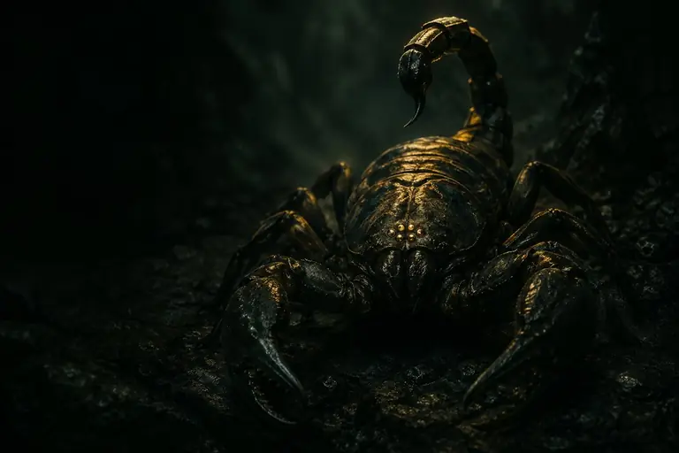 Illustration of a scorpion