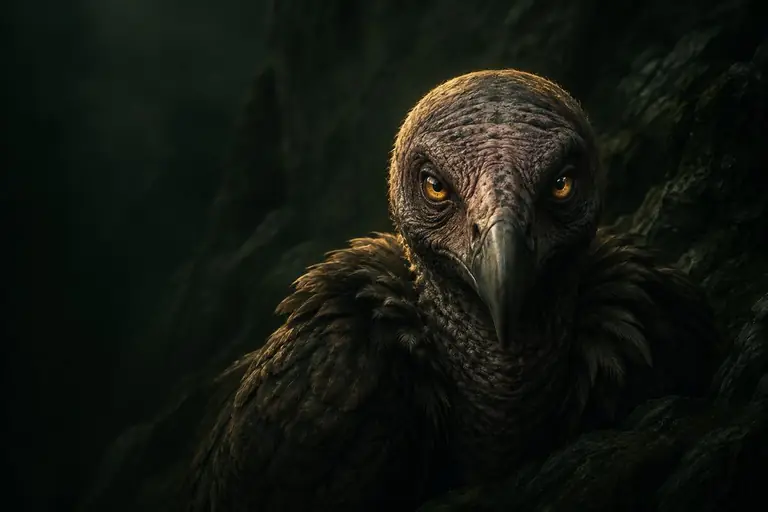 Illustration of a vulture